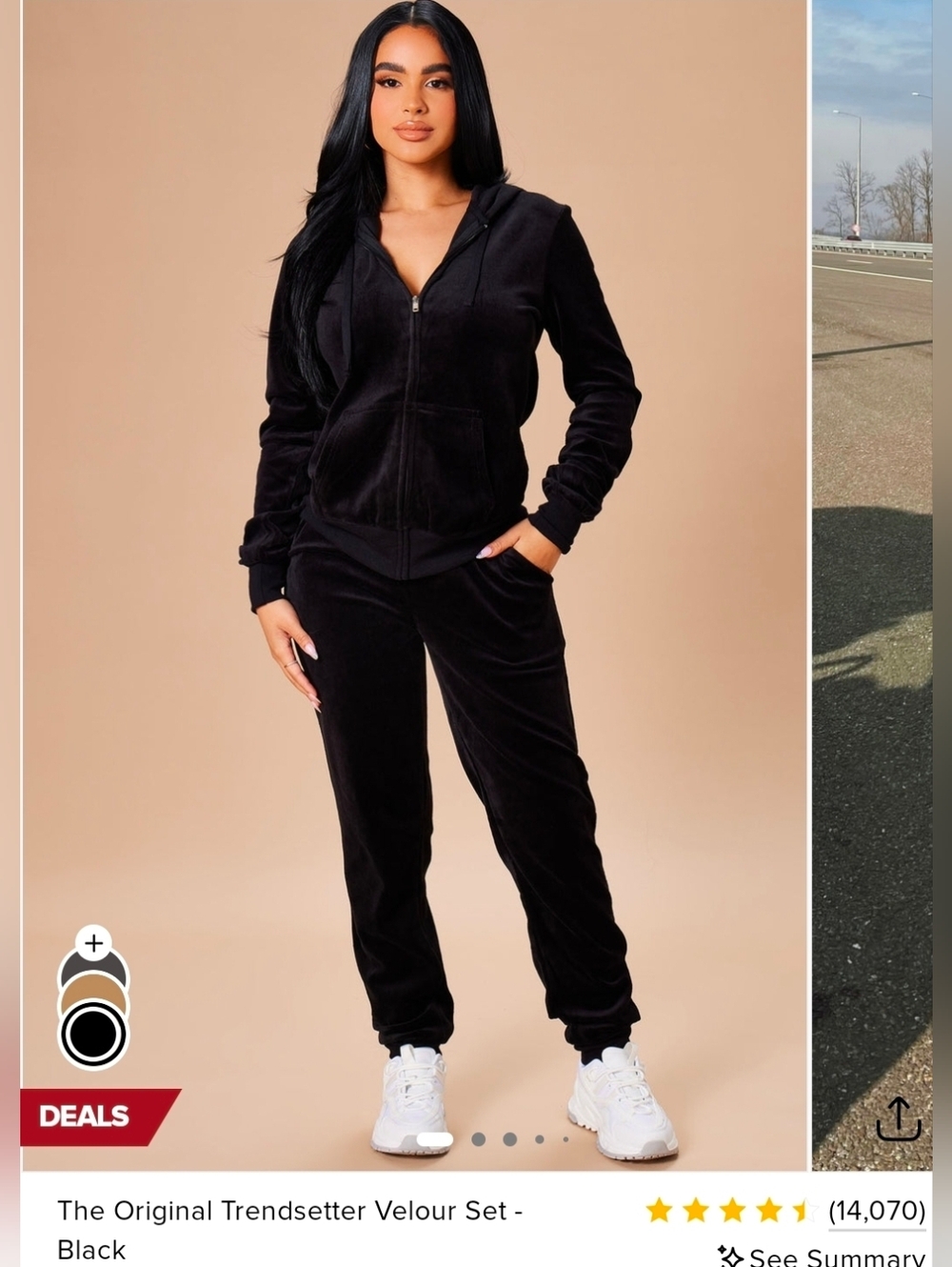Fashion Nova-The Original Trendsetter Velour Set